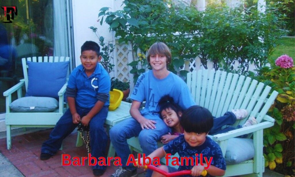 Barbara Alba family